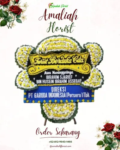 Papan Bunga Duka di Pondok Jagung