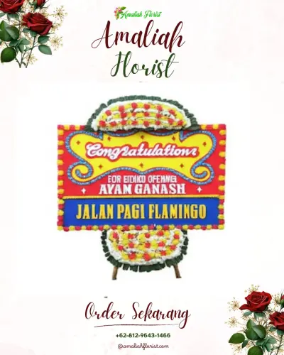 Bunga Papan Congratulation di Pondok Jagung